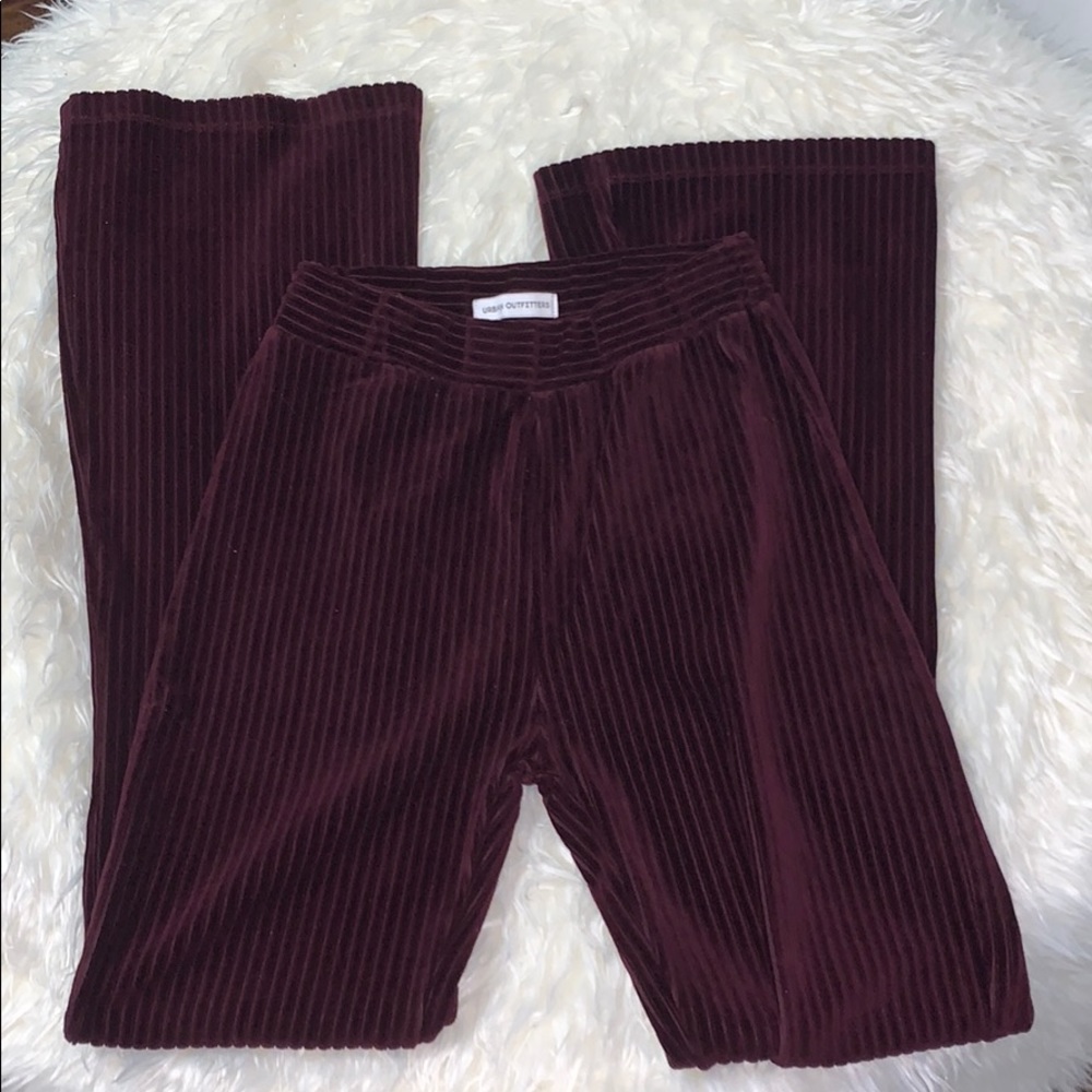 urban outfitters velvet flares